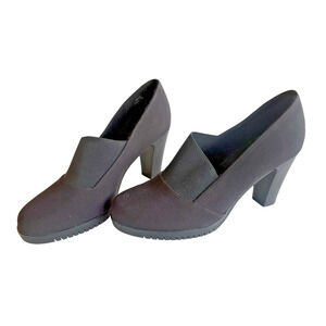 Lauren Blakwell EMMELINE Black Low Platform Pumps Size 6.5 M